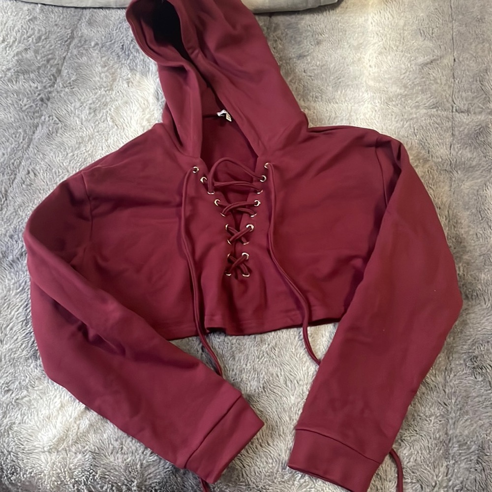 Large Tobi cropped sweater